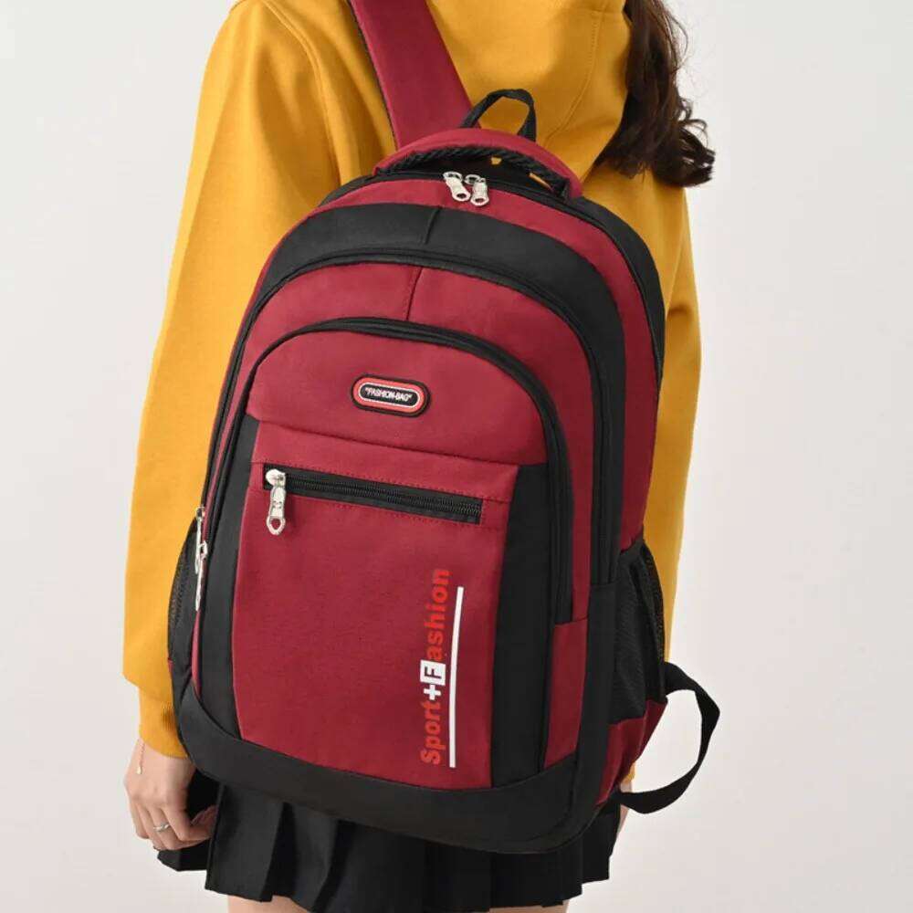 Men's Women's Fashionable, Versatile, Simple Spacious Backpacks, Dual-shoulder Travel Bags, Lightweight and Portable