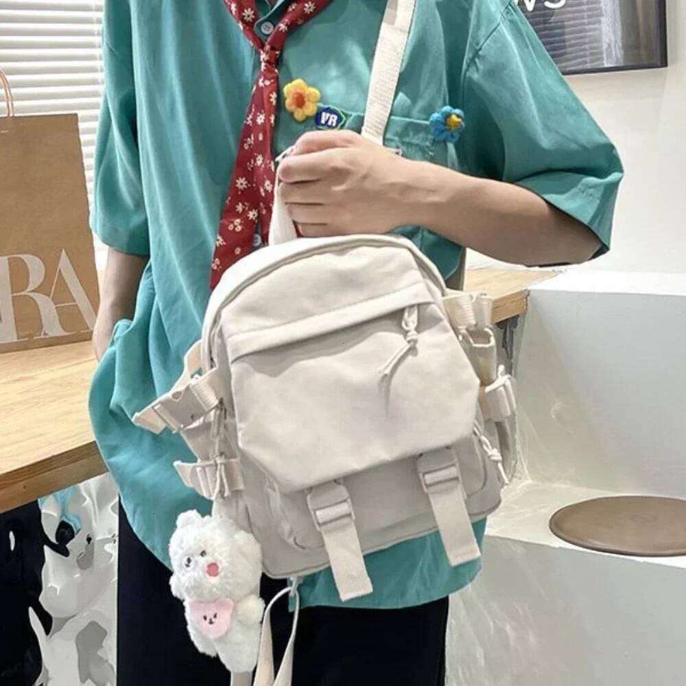 Fashion Kawaii Mini Backpack Women Shoulder Bag for Teenage Girls Multi-Function Small Bagpack Ladies Travle School Backpacks
