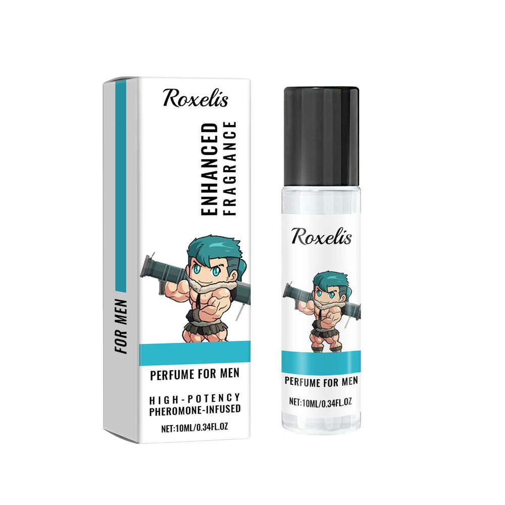 Roxelis Men's Roll-On for Wrists, Neck, and Behind the Ears, Natural, Gentle, Elegant, Fresh, Long-lasting Fragrance, Portable Perfume S260131
