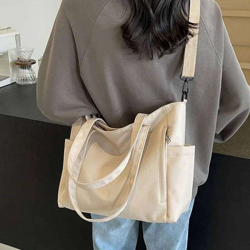 Quality Solid Color High Capacity Nylon Zipper Crossbody New Women's Shoulder Bags on Sale 2025 Brand Simplicity XJ260131