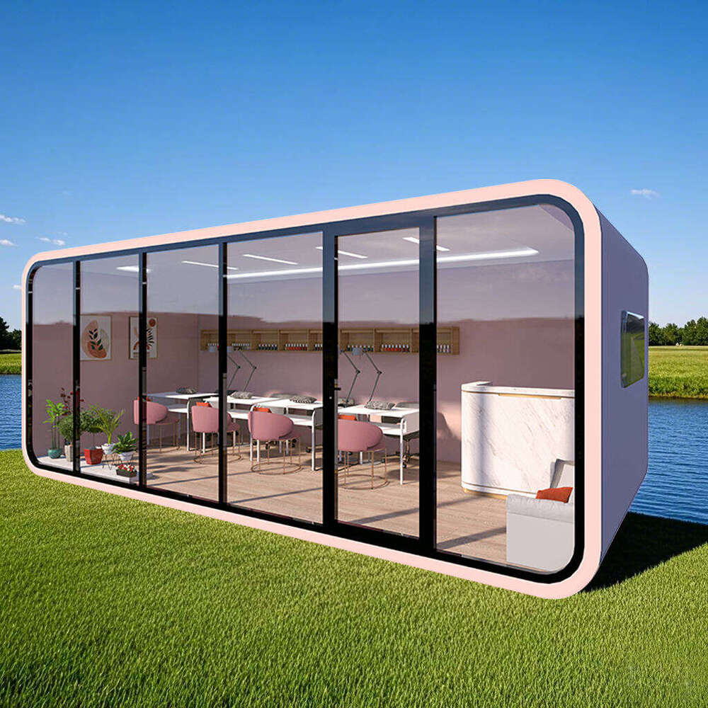 Diy Economic Modern apple Cabin Prefab Hotel Mobile Container House Office with Toilet Living Room Modern Design Eco-friendly