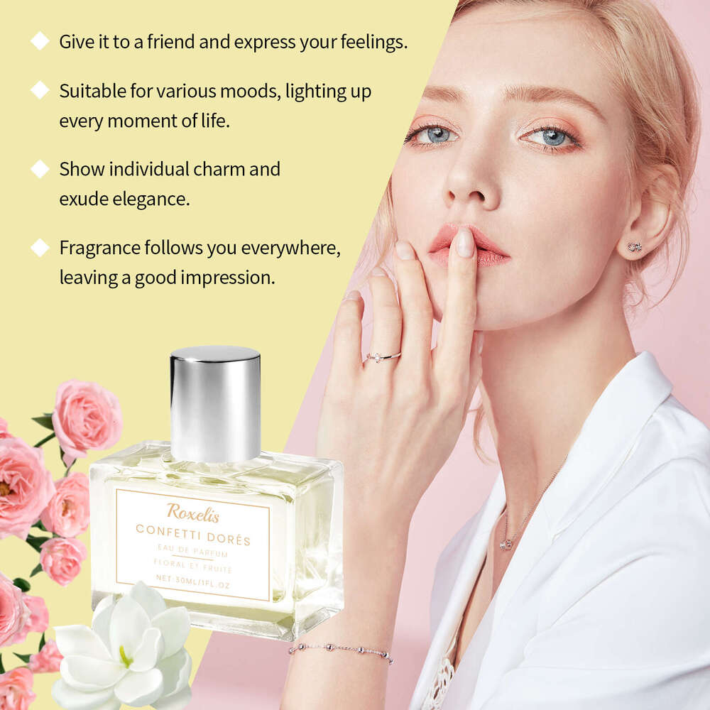 Roxelis Sweet and Flower Floral Fruit Niche Fragrance Fresh Natural Charm Long-lasting Date Atmosphere Perfume S260131