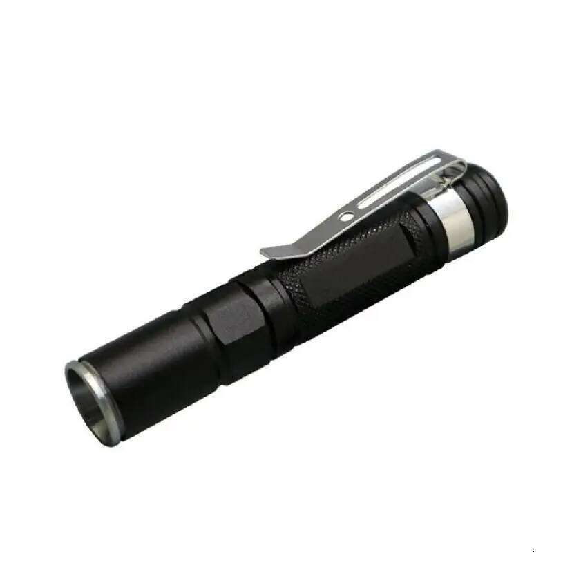 1 Pcs Mini Shaped Made Of Aluminum Alloy Waterproof With Pen Clip Gift Light Small Flashlight H260131