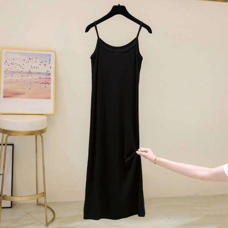 Strap dress made of pure cotton for summer women, paired with a vest long skirt, lightweight, breathable, and slim fit XJ260131