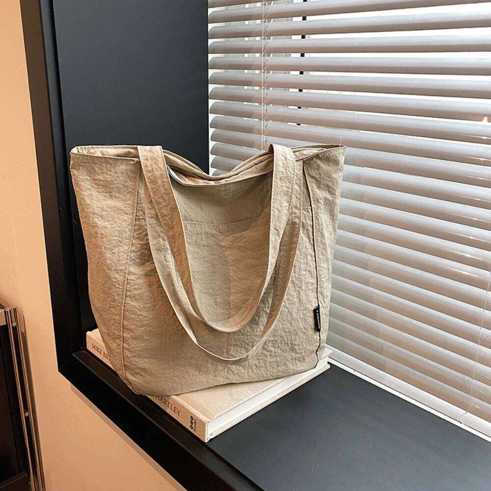 Underarm for Women Casual Japanese Sle Nylon Waterproof Single Shoulder Large Capaci Student Commuting Class Bag Handbags