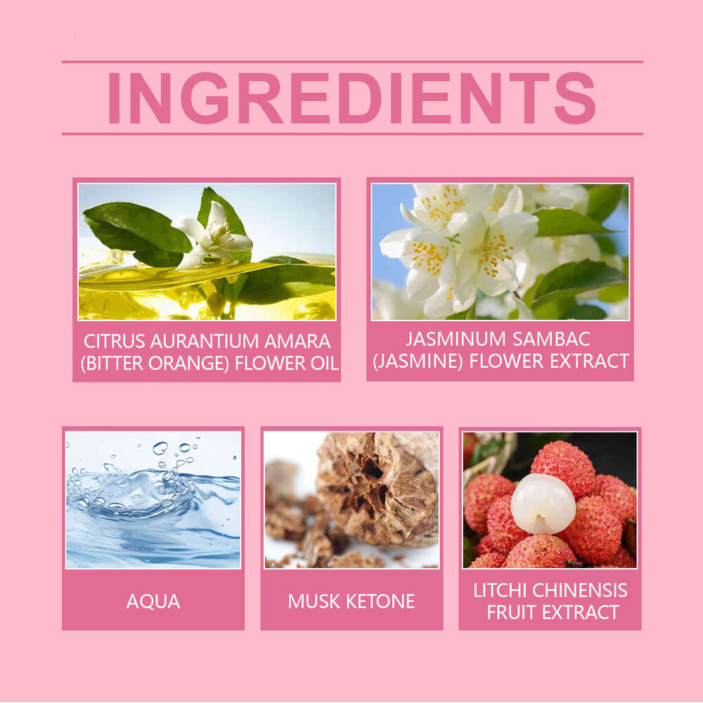 EELHOE Brazilian Jasmine Body Perfume Spray Lightweight Gentle Scent Natural Fresh Not Greasy Elegant Fragrance S260131