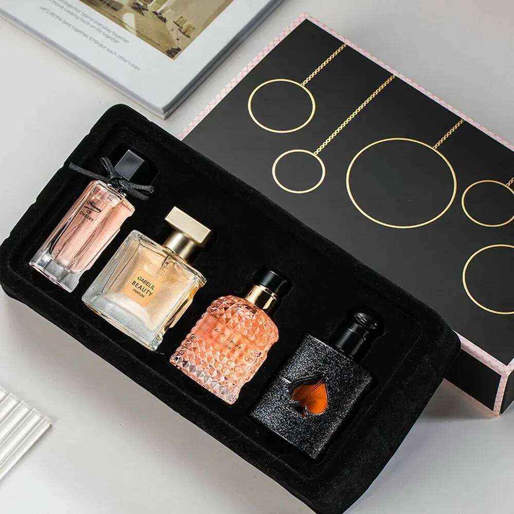 Original Women Perfume Sets 100ml Gift Box 4pce Set Lasting Fragrance Eau De Parfum Plant Floral Scent Fresh H260130