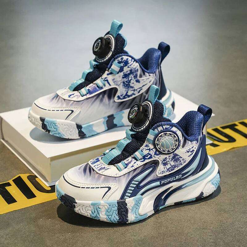 Kids Sports New Mesh Comfortable Anti Slip Running Fashion Autumn Boys Outdoor Training Lightweight Tennis Shoes Y260128