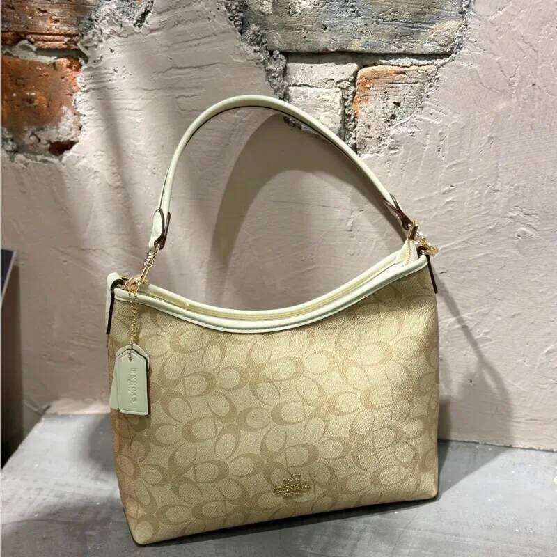 2025 early spring new leather bucket women's high-end single shoulder crossbody large capacity armpit bag, handbag