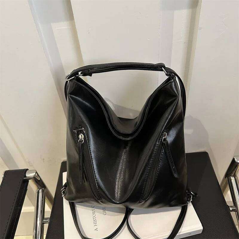 Retro Tee-Use Large Capaci Commuter Tote Casual Single Bapa Double Shoulder Bag for Work Leisure Bolsas De Mujer