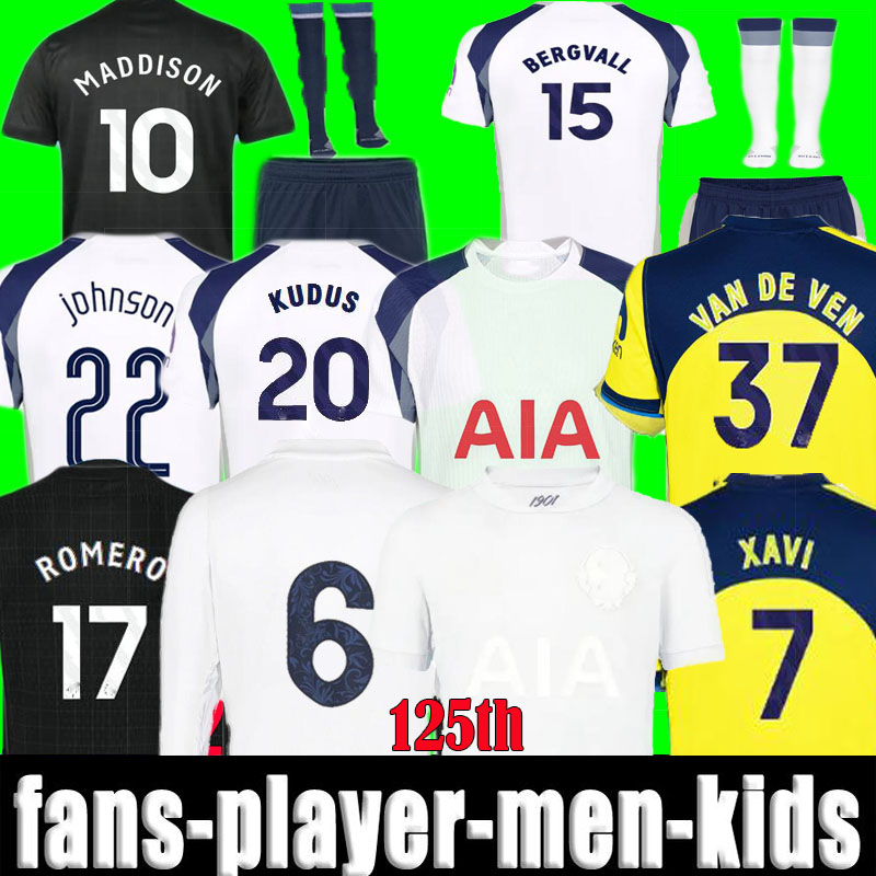 25 26 GALLAGHER XAVI RICHARLISON Soccer Jerseys 125th anniversary 1901 special KOLO MUANI Kudus 2025 2026 J.PALHINHA Football shirt VICARIO KULUSEVSKI Men KIDS kit