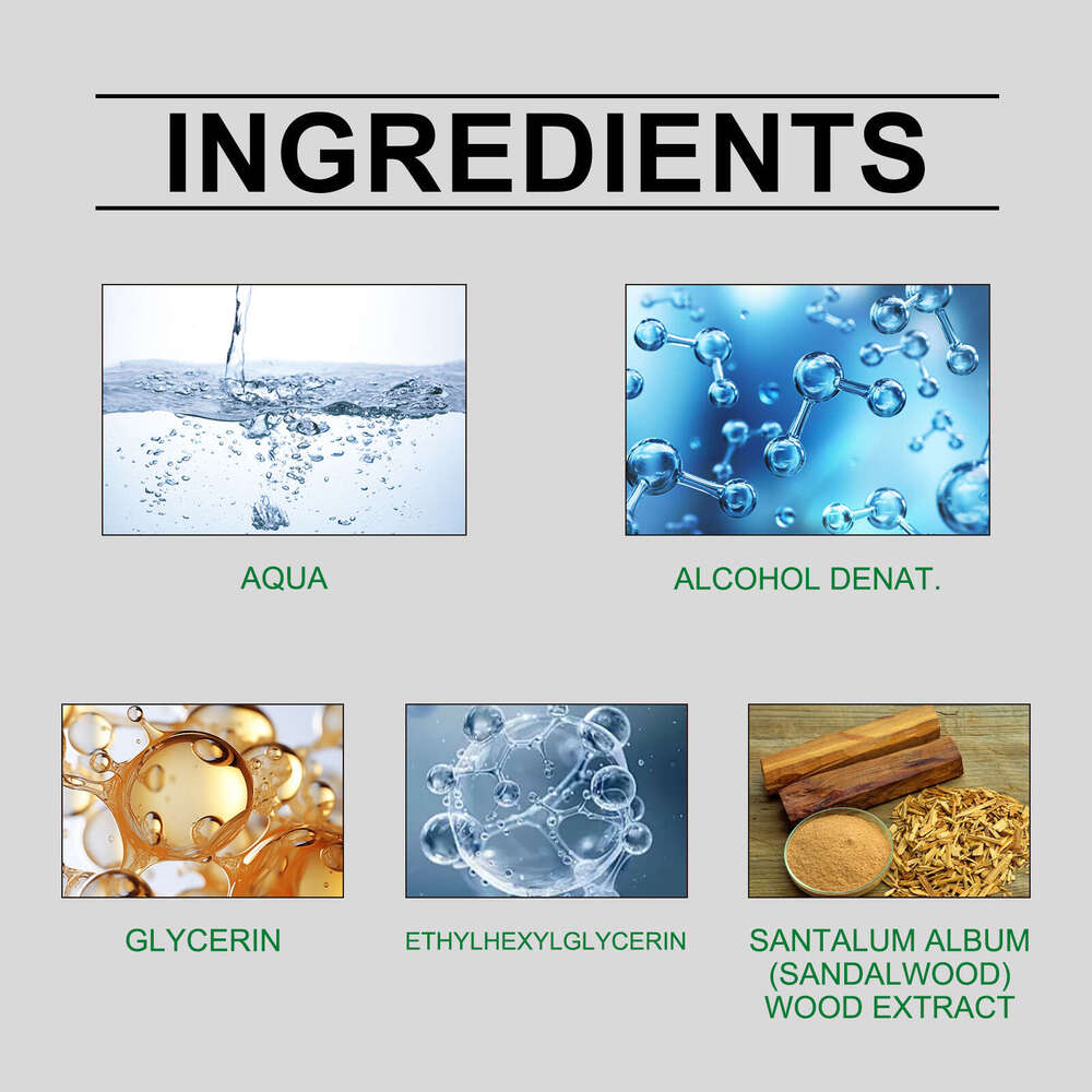 East Moon Charming Men's Light Fragrance Exuding Charm Date Long-lasting Portable Sandalwood Perfume S260131