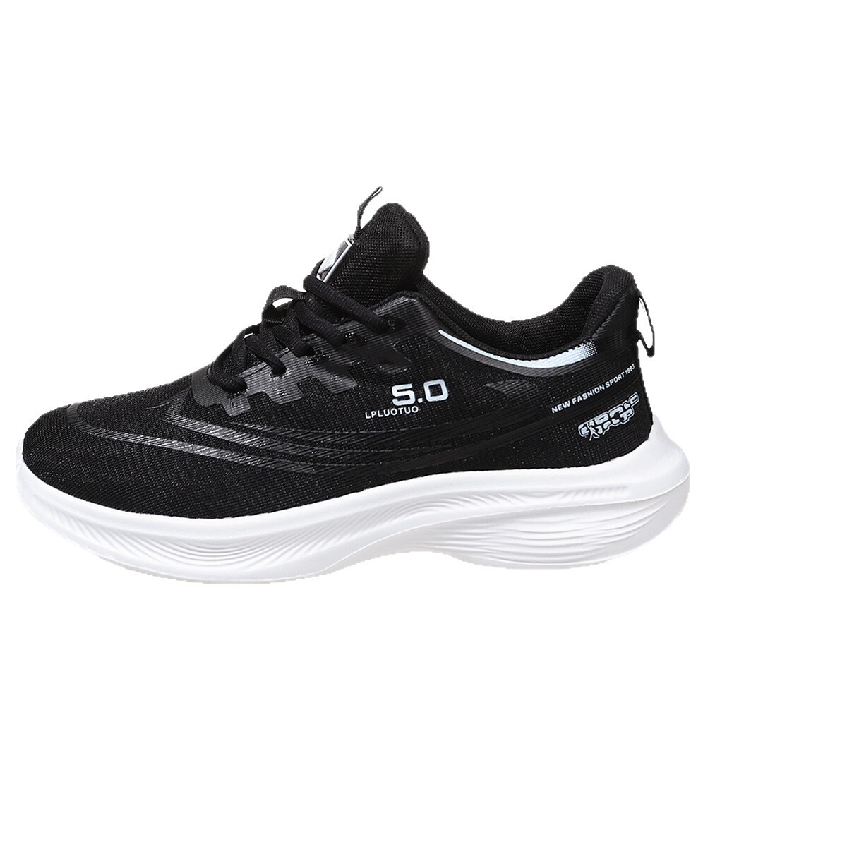 Men's Casual Soft Sole Sports Trendy Fashion Comfortable Versatile Mesh Lightweight Carbon Plate Running Shoes Shock Absorption