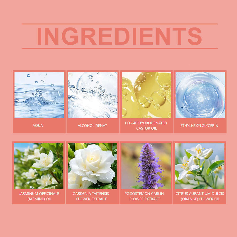 Roxelis Jasmine Gardenia Brazilian Long-lasting Light Fresh Elegant Charm Fragrance Couple Date Perfume S260131