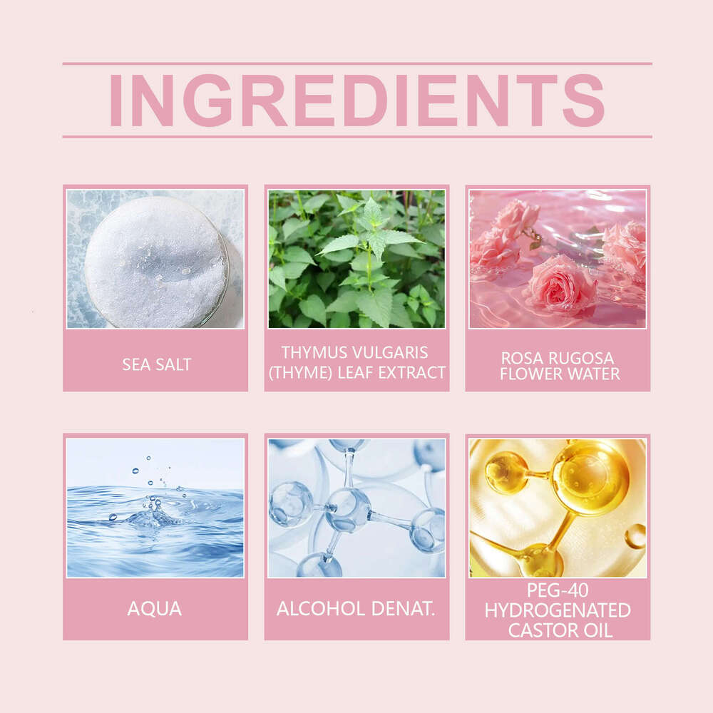 Roxelis Light Sea Salt Body Long-lasting Odor Removal Fresh Elegant Refreshing Perfume Fragrance Spray S260131