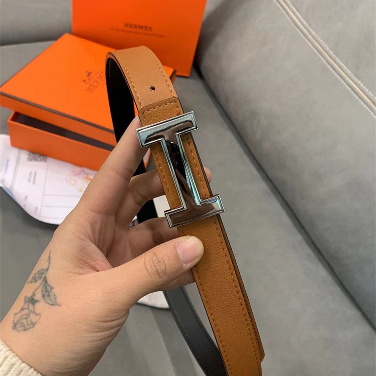 New Fashion Leather Pleasing Wonderful Terrific Belts Dress Belt for Men Women Brand Double H Buckle Z250919