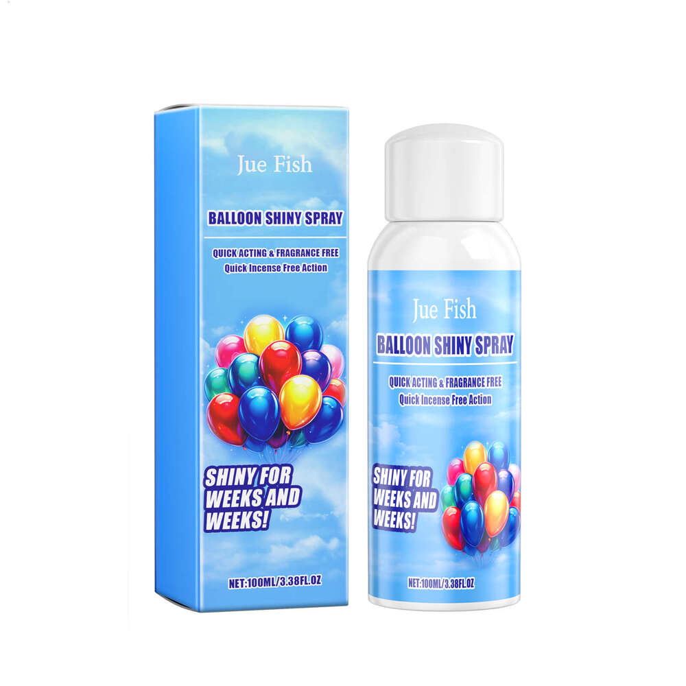 Jue-Fish Aerosol Shiny Spray Anti-Oxidation Maintains Balloon Surface Brightness Scene Decoration Supplies S260131