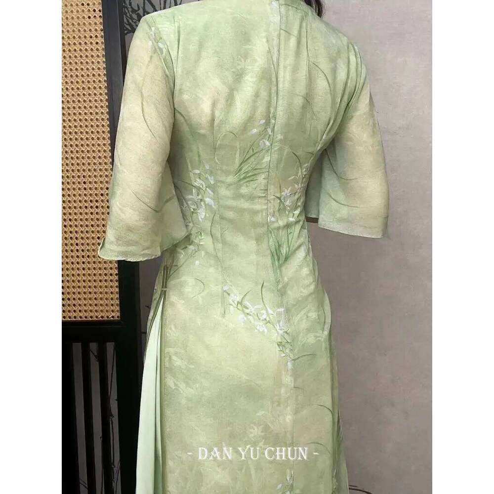 Cheongsam Chinese Summer New Retro Dress