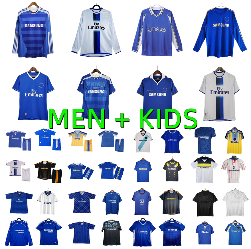 2011 2012 CFC Retro Lampard Torres Drogba Soccer JerseyS 92 94 96 98 99 00 01 03 05 06 07 08 11 12 13 14 15 16 17 19 20 21 finals TERRY ZOLA Vialli GULLIT Football Shirts Man kids