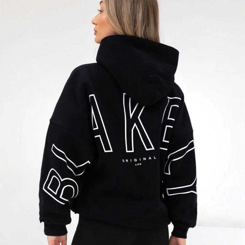Woman Hoodies Y2K Harajuku letters printed Pullover Sweatshirts Large size man Hoodie cardigan Sport Letter Sweatshirt Casual Clothing