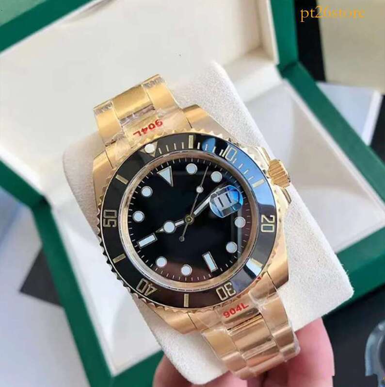 NEW Mens Watch Automatic Mechanical Watches 41MM All Stainless Steel Business Wristwatch Strap Adjustable Montre de Luxe Self-wind Fashion Wristwatches