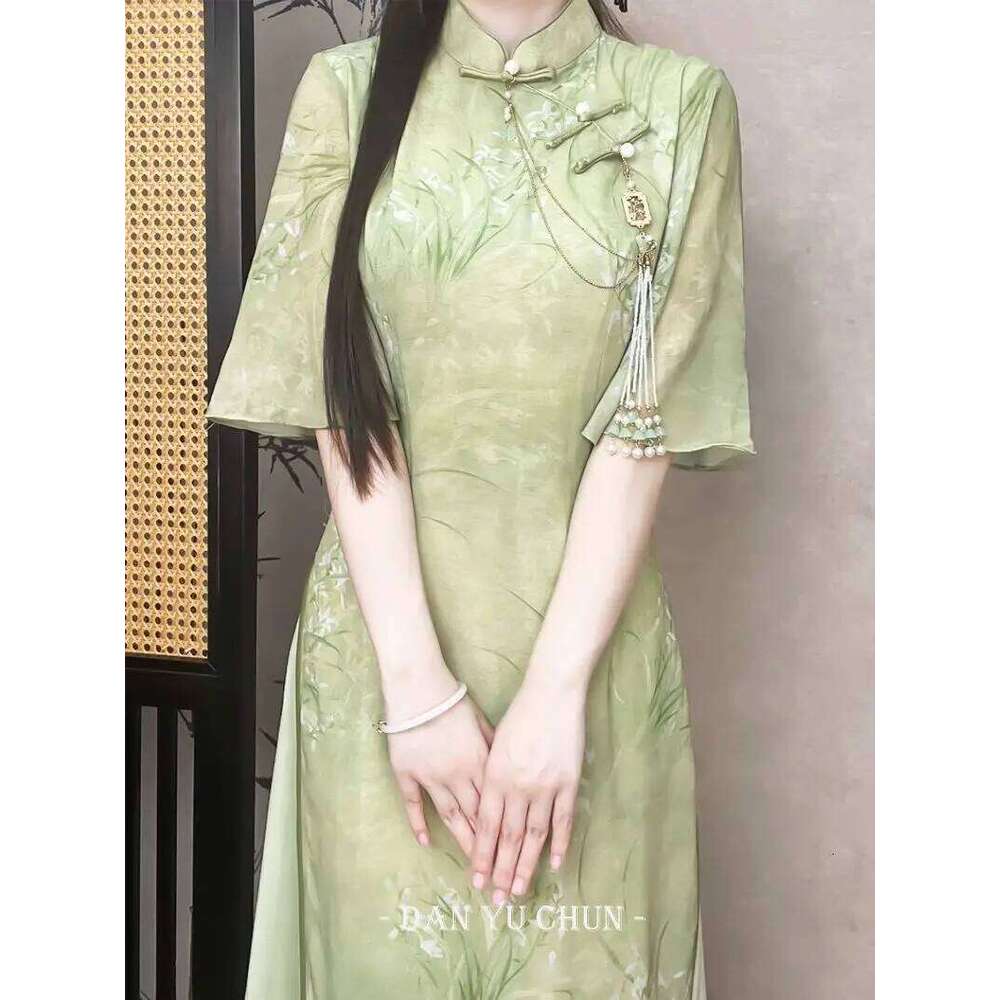Cheongsam Chinese Summer New Retro Dress
