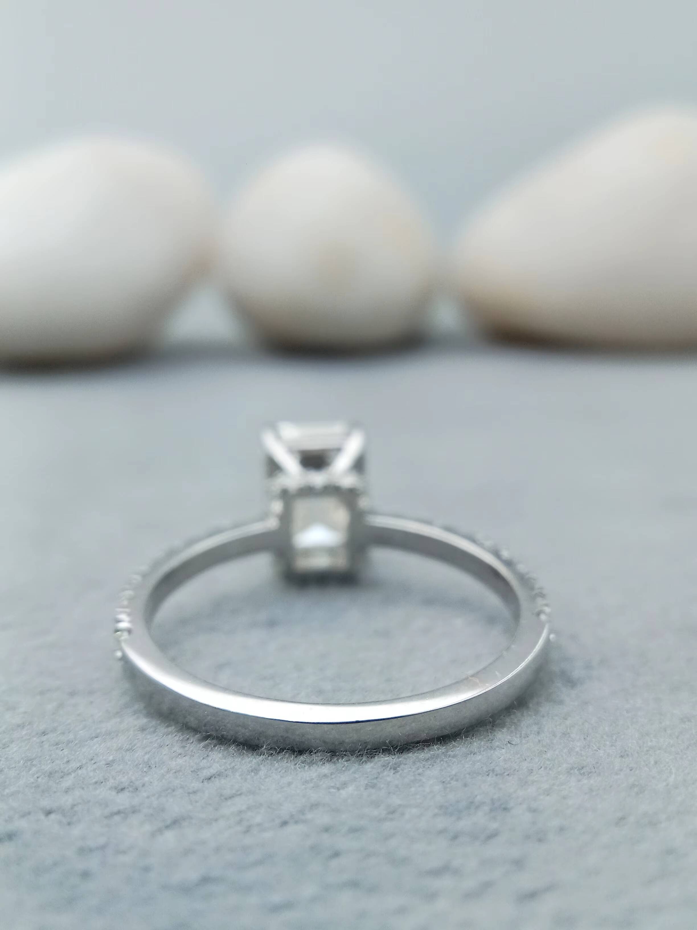 14K/18K White/Yellow Gold 20ct Brilliant Cut VVS Lab Grown Diamond Solitaire Engagement Wedding Ring IGI Certified Gold Plated