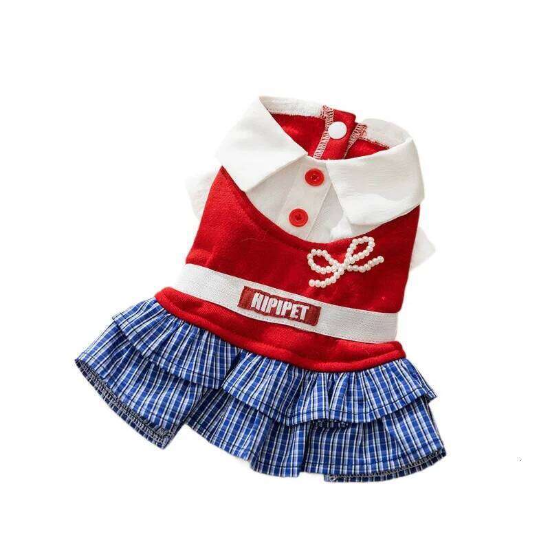 Autumn Winter Pet Skirt Dress Couple Outfit For Small & Medium Dogs | Puppy Cold Weather Clothing H260129