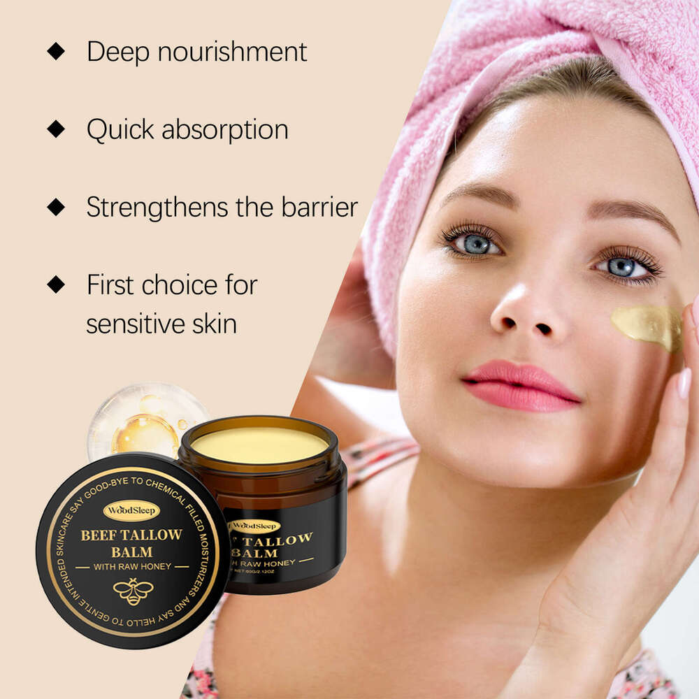 WoodSleep Cow Fat Facial Moisturizing Care Dry Soft and Refreshing Skin Cream S260131