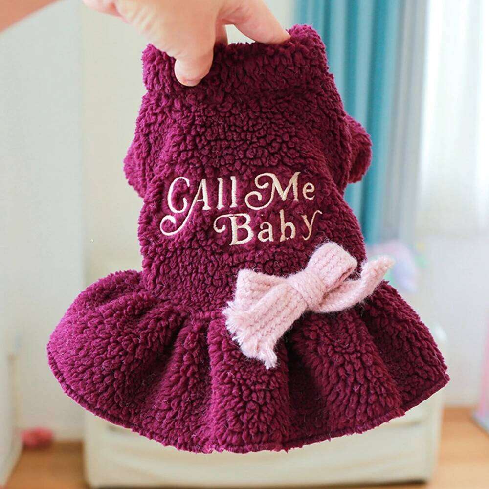 Thick Sweater Cats Winter Dog Warm Cat Coat Yorkshire Chihuahua Shirt Dress Pet Costume For Small Medium Dogs H260129