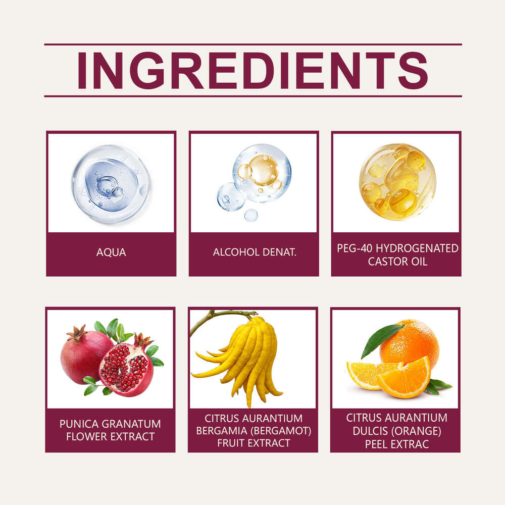 Roxelis Charming Pomegranate Flower Fresh Scent Long-lasting Fragrance Couple Daily Convenient Carry Charm Perfume S260131