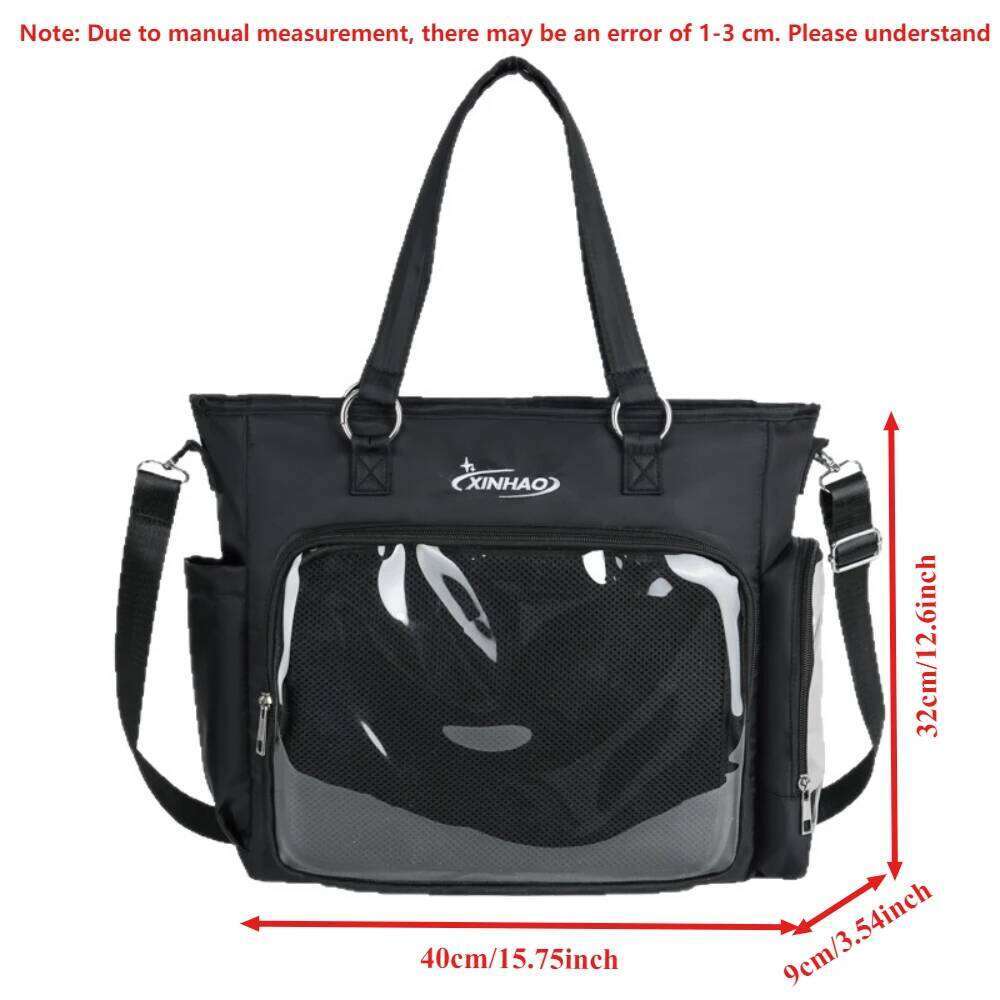 Transparent Japanese Blue Ita Badge Display Kawaii Shoulder Large Capacity Collage Student Backpacks Jk Uniform Bags