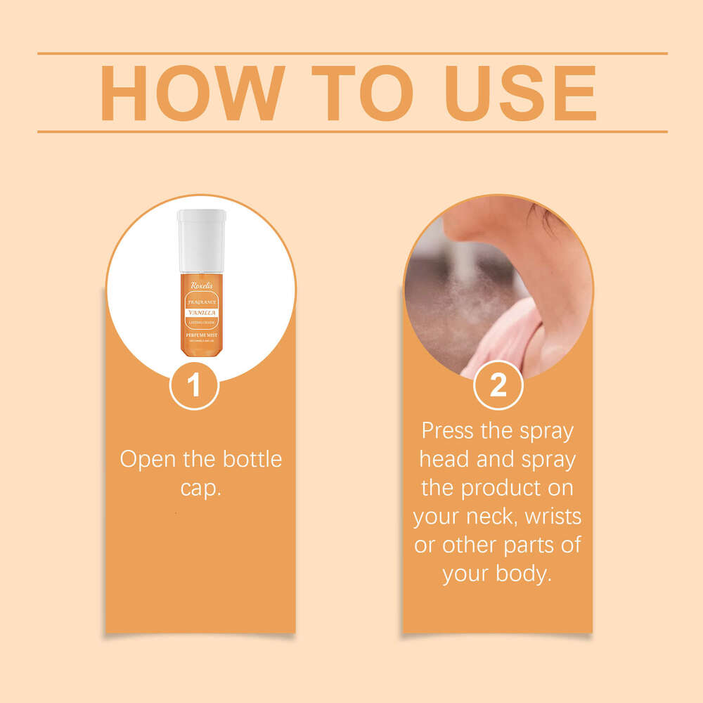 Roxelis Vanilla Exudes Unique Charm Fresh Scent Long-lasting Fragrance Suitable for Various Occasions Perfume Spray S260131