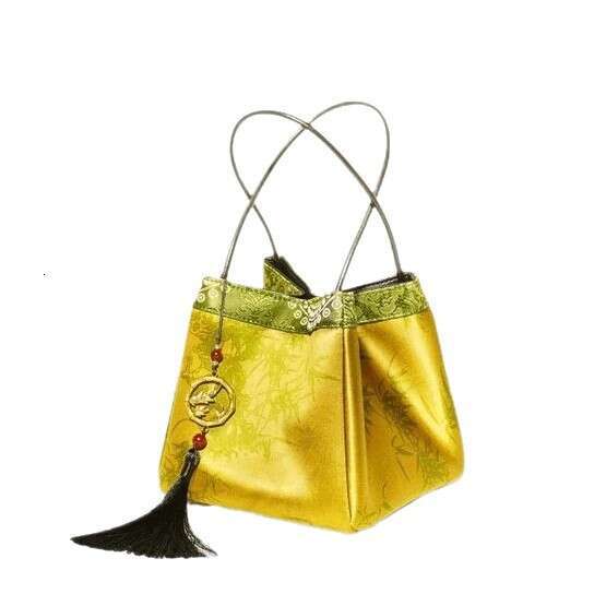 Chinese Handbag For Women Summer New Style Matching Cheongsam Hanfu Ancient Charm Handheld Small Square Bag MASA