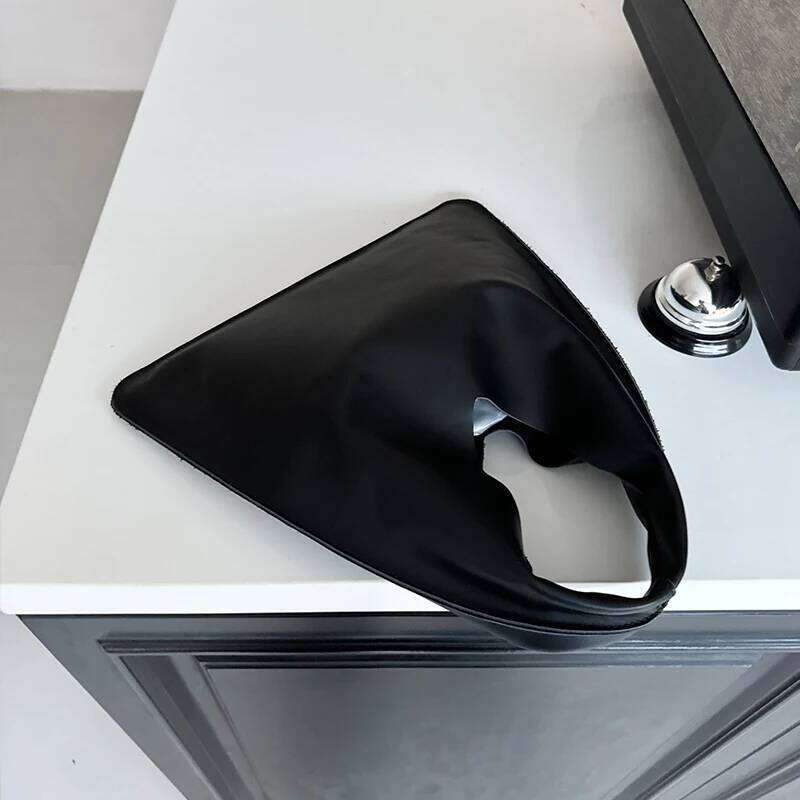 Simple Design Small Bindle Trendy Bag PU Leather Handbag for Women Casual Winter Shoulder Bags XJ260130