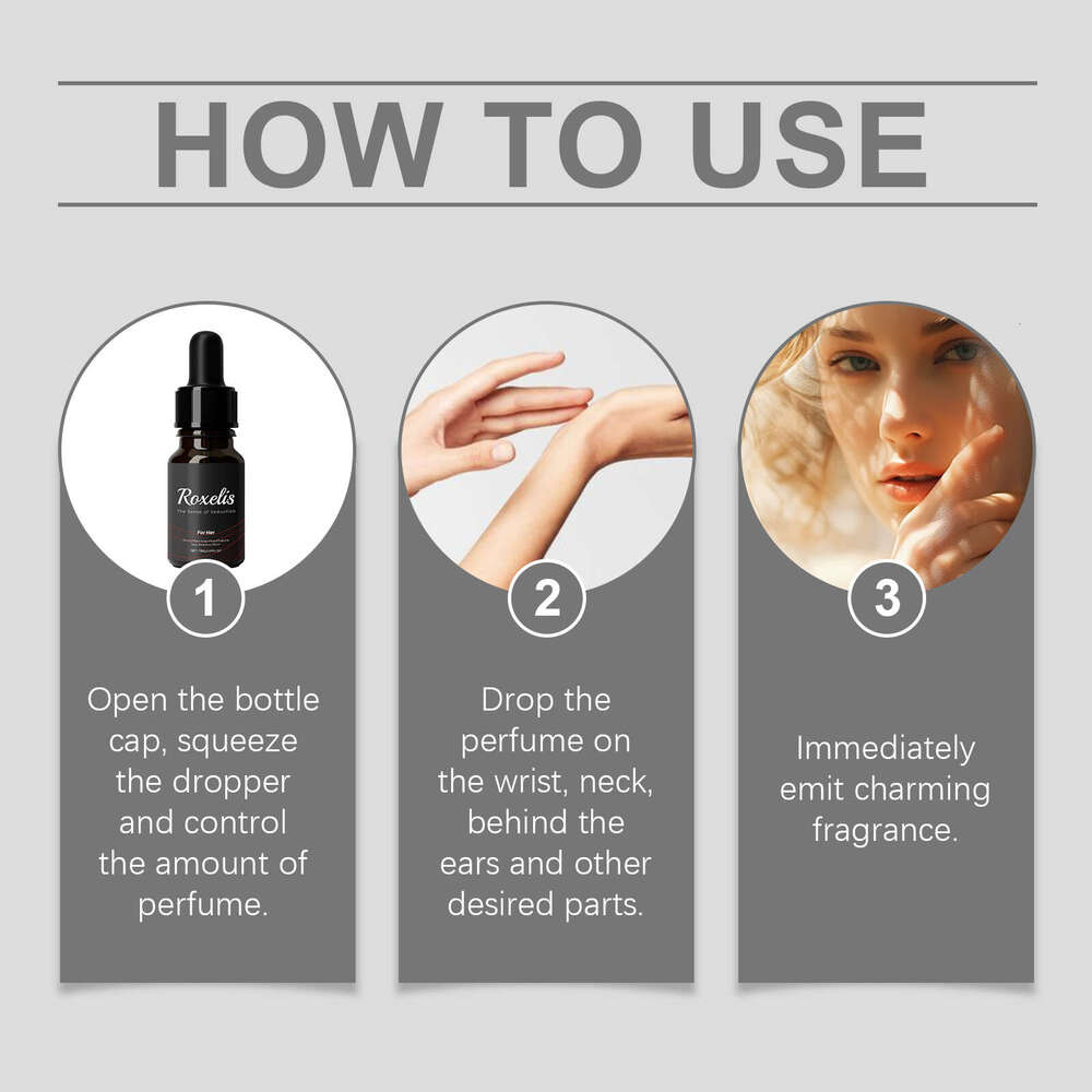 Roxelis Women's Pheromone Natural Scent Exudes Charm Long-lasting Elegant Fresh Fragrance Romantic Atmosphere Perfume S260131