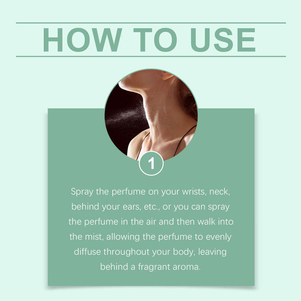 Roxelis Unisex Bergamot Citrus Light Fragrance Fresh Portable Charm Long-lasting Fine Mist Perfume S260131