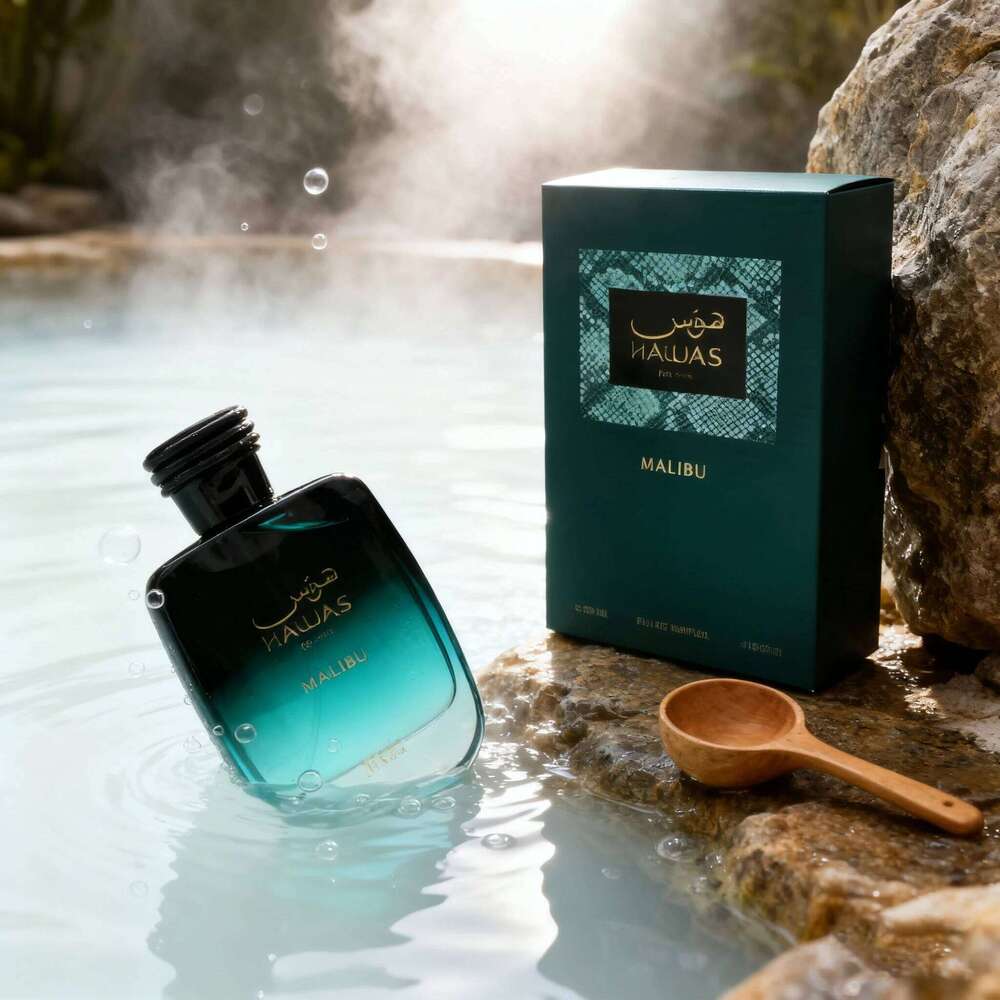 RASASI Hawas malibu men's 100ml 3.4 ounces, premium Arabian perfume, lasting fragrance, suitable for any occasion H260130