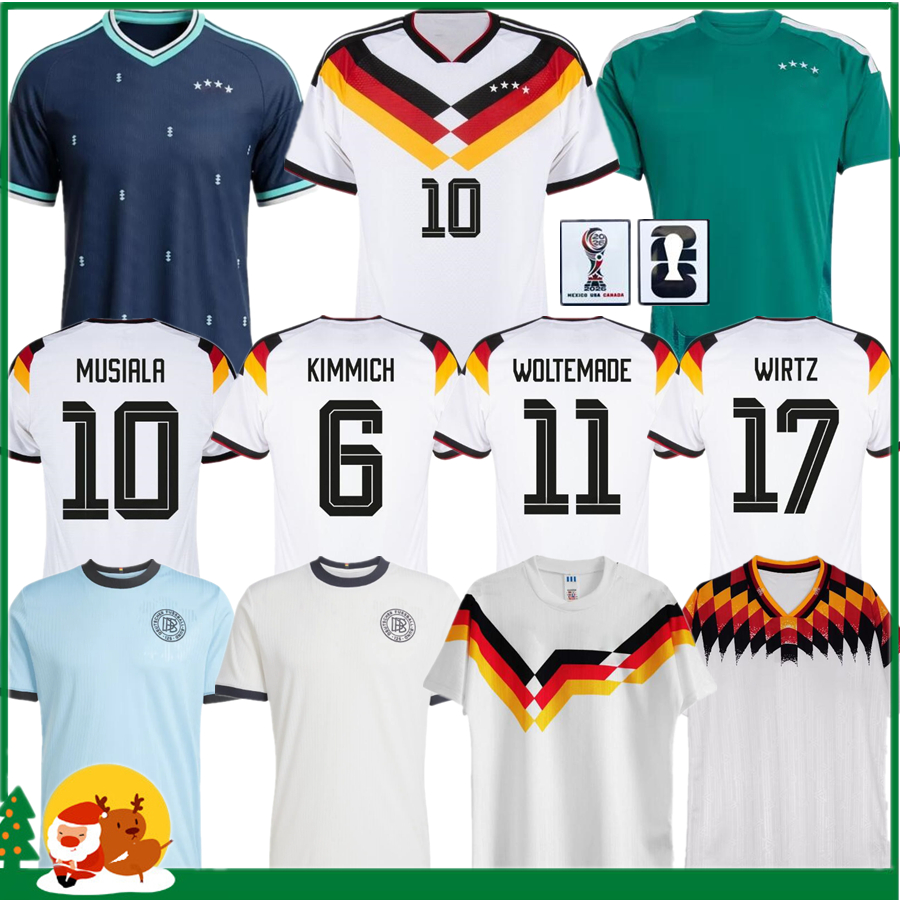 2026 Germany 125 Year Anniversary Soccer Jersey Player HUMMELS GNABRY WERNER MUSIALA MULLER HAVERTZ WIRTZ PAVLOVIC GUNDOGAN Kids kit women Men Football Shirts