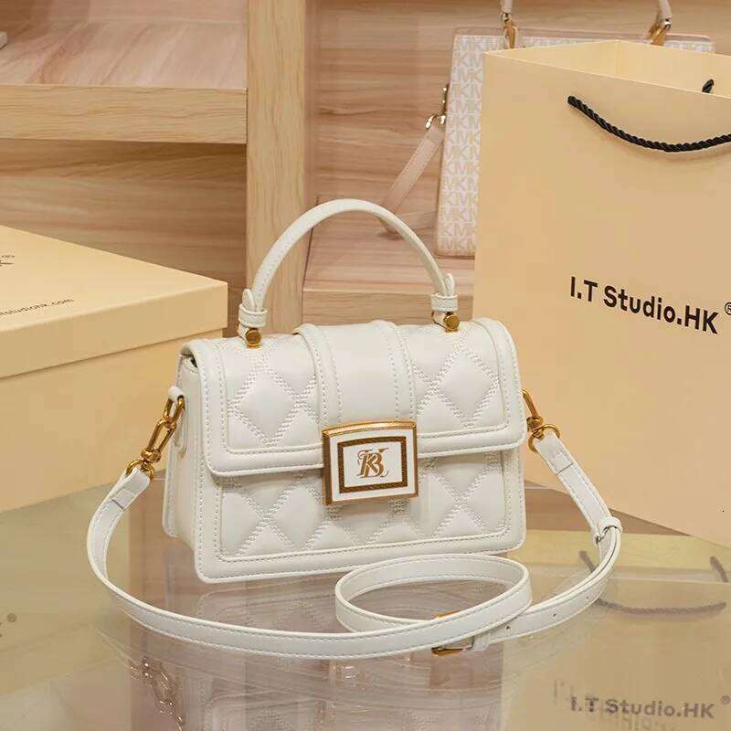 Women's Handbag 2024 New Fashion Summer Luxury Designer High end Single Shoulder Crossbody Small Square Bag
