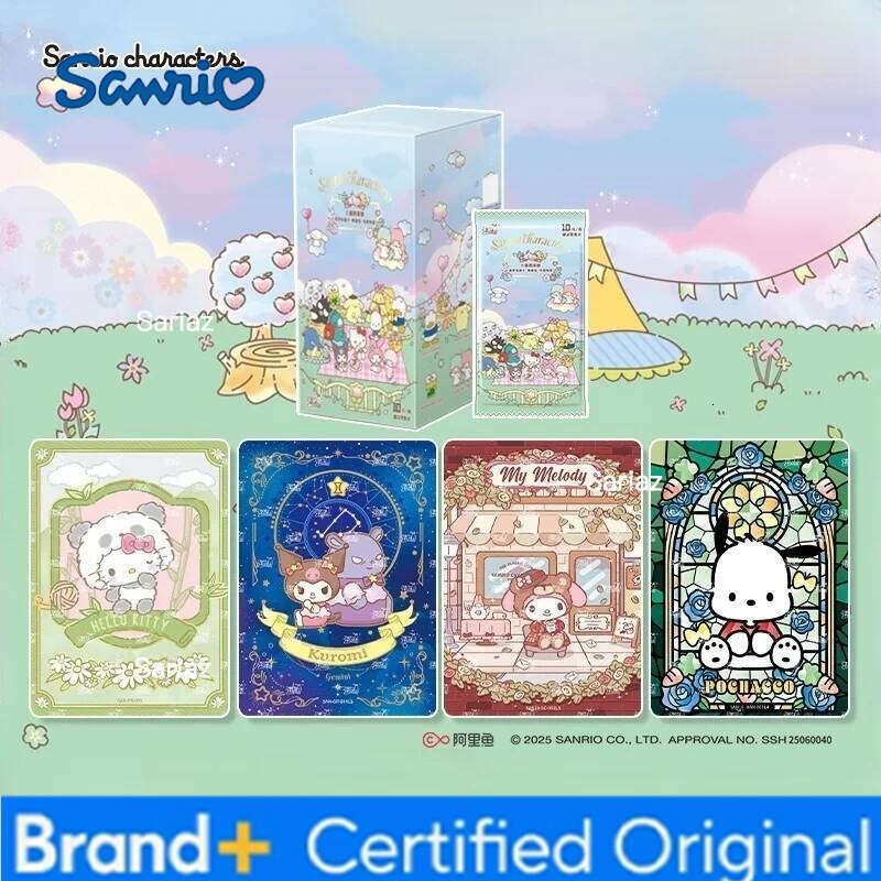 Sanrio KAYOU Genuine Card Flower Fragrance Story Mengmeng Collection Pack Family Collectible Cards Toys Gifts H260130