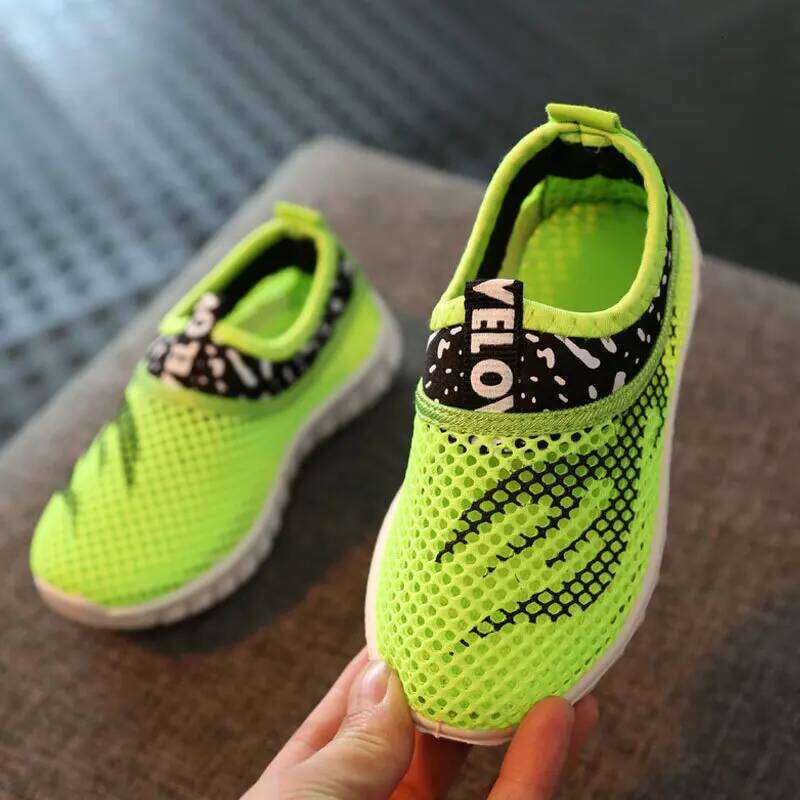 Size 21-38 New Mesh Kids Lightweight Children Casual Breathable Boys Shoes Non-slip Girls Sneakers Zapatillas Y260128