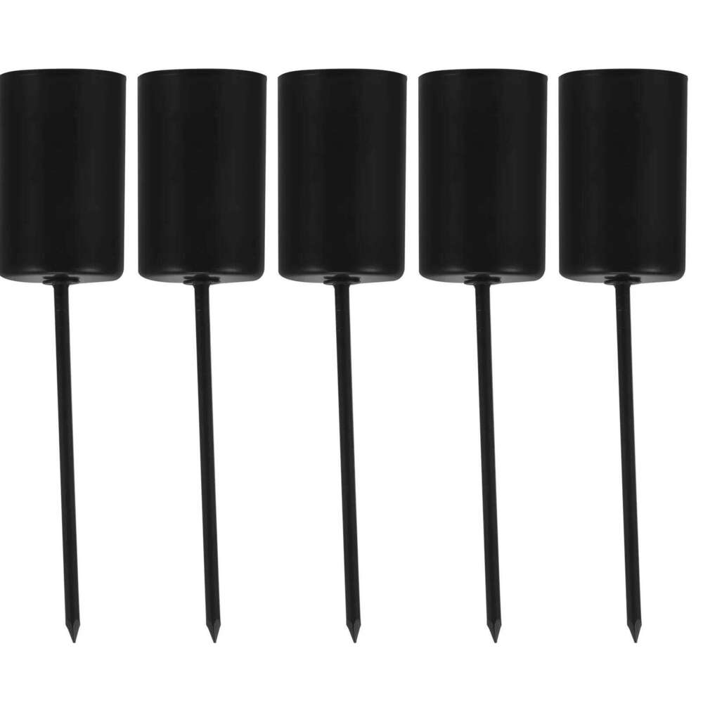 Metal Fixing Holders Cup Insert Christmas Candle Spike Holder Candlestick Festival Party Favors Y260131