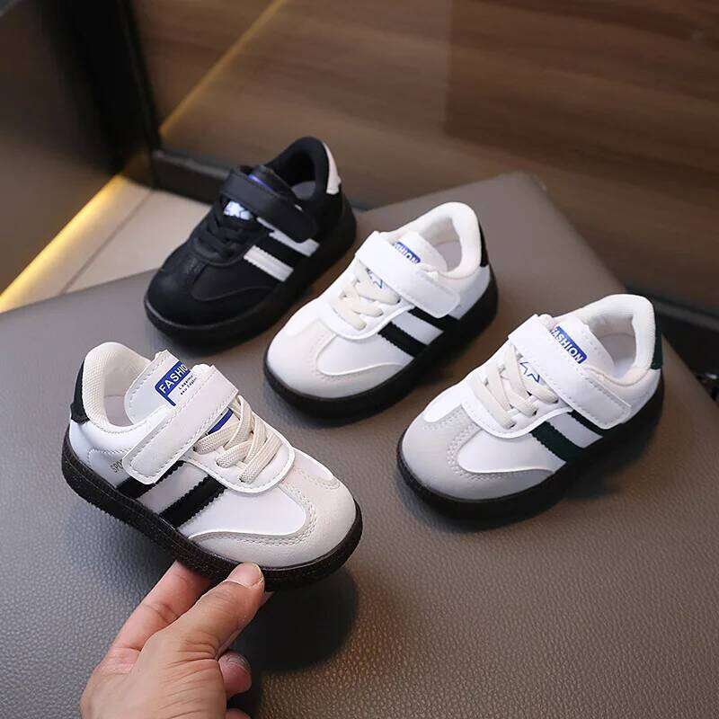 Children's Sneakers Boys Sport Toddler Baby Kids Soft Sole First Walkers Girls Hook Casual Outdoor Shoes Y260128