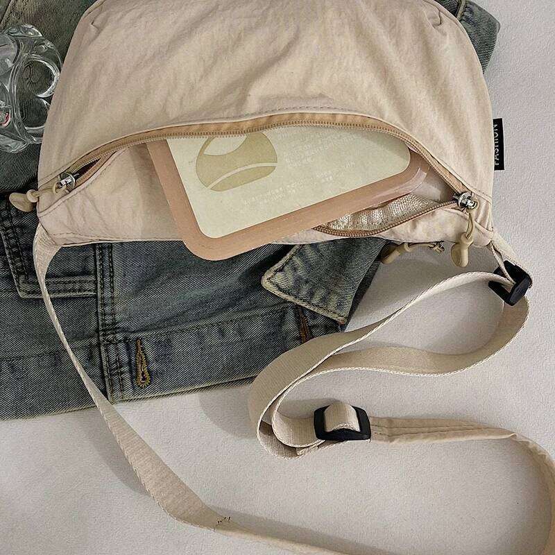 Small handbag, fashionable, lightweight, and stylish single shoulder bag, Korean version casual cloth bag
