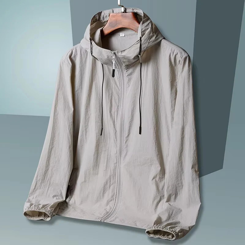 2025 Summer Hooded Jacket Men Women Sun Protection Clothing Fishing Hunting Clothes Quick Dry Skin Windbreaker 260122