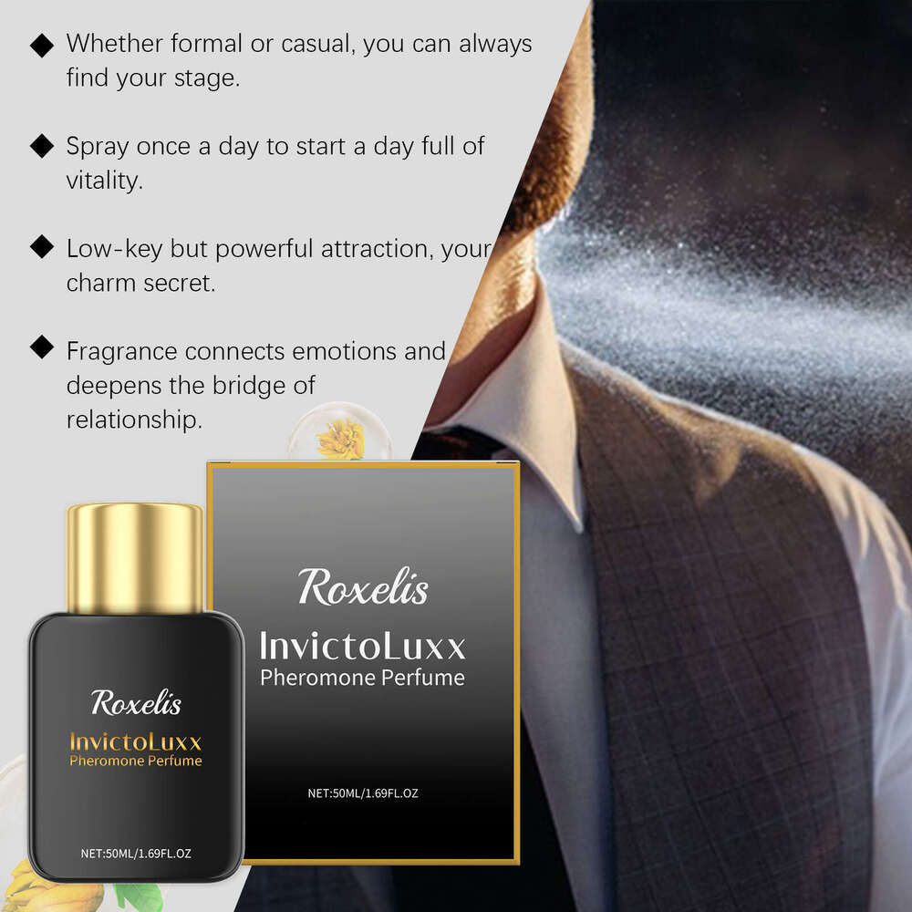 Roxelis Rich Bergamot Perfume Long-lasting Portable for Men Fresh and Natural Exudes Charm Niche Fragrance S260131