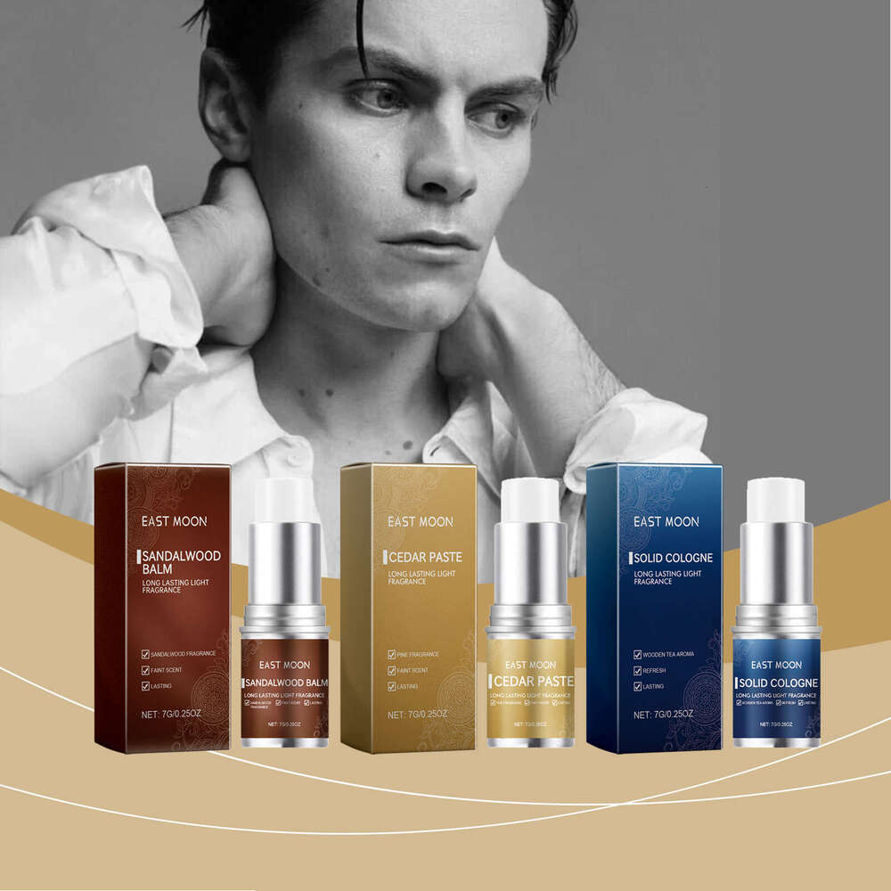 East Moon Cedar Refreshing Non-Sticky Long-Lasting Fragrance Men's Charm Balm Stick S260131