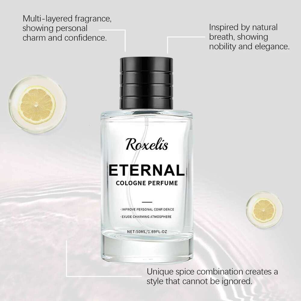 Roxelis 50ml Men's Cologne Pheromone Charm Release Long Lasting Fragrance Daily Dating Atmosphere Freshing Body Perfume H260130