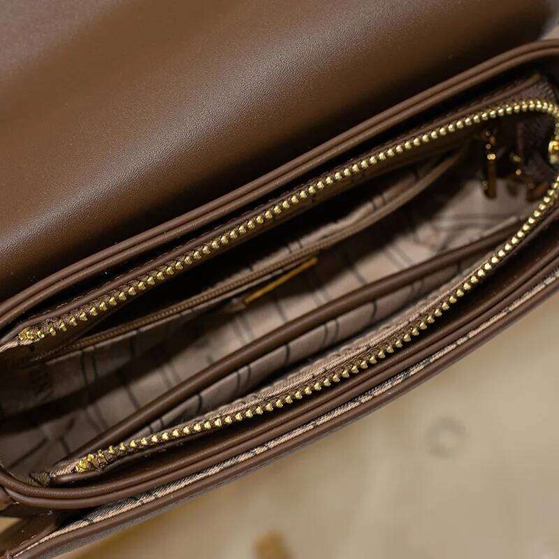 Women's handbag brand genuine leather underarm 2024 new spring/summer high-end designer single shoulder crossbody small bag